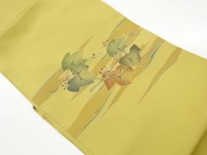 塩瀬抽象南天模様名古屋帯